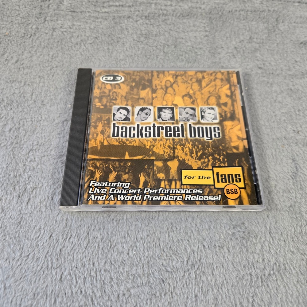 Backstreet Boys For The Fans CD 3 Live Concert Performances 2000 BSB CD